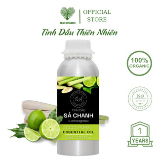 Tinh dầu sả chanh nguyên chất 500ml xông phòng phun sương xông xe ô tô treo xe làm nến thơm khử mùi đuổi muỗi