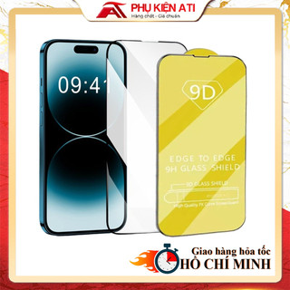Cường lực iphone 15 pro max 15 plus 14 pro max 13 pro max 12 pro max 11 pro max xs max 7 plus 8 plus full màn hình [9D]