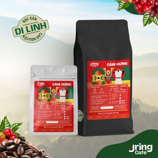  Cà phê Cảm hứng ngon rang mộc Jring Café blend Robusta và Arabica 7 3 đặc sản cao nguyên Di Linh 