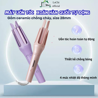 Máy uốn tóc làm xoăn tự động lớp phủ gốm sứ bảo vệ tóc khi tạo kiểu đường kính uốn 32mm Bảo hành 365 ngày 1 đổi 1