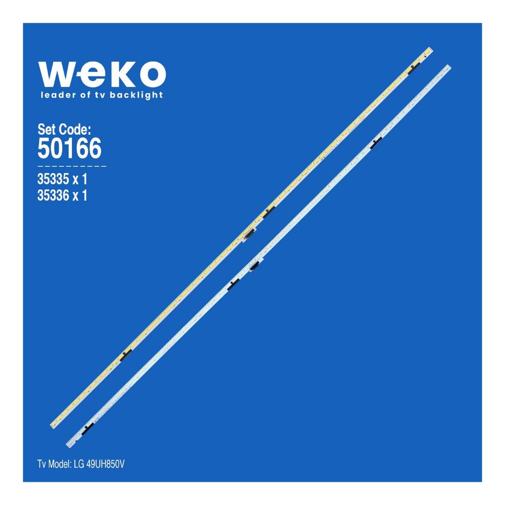 LG 49UB830V (66 Led) - Bộ led cho tivi LG 49UH850V và các dòng tương tự LG 49" V16 AS1 2476