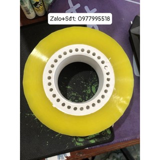 Cuộn 1Kg Băng Dính Vàng Trong Suốt Lõi Dày Đẹp
