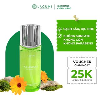  Sữa rửa mặt AHA LAGUMI sạch sâu, giảm viêm, ngừa mụn chiết xuất artiso, tràm trà 100ml