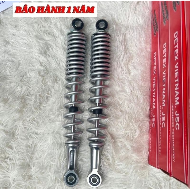 Phuộc Sau - Wave Anpha 100 [ 2002 - 2005 ] Ty 8mm Hiệu Detex [ 1 Cặp ] 33.5cm