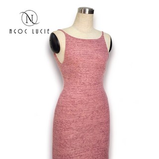 D605 - Đầm Dây Hở Lưng Form A Xoè Nhẹ - Ngọc Lucie