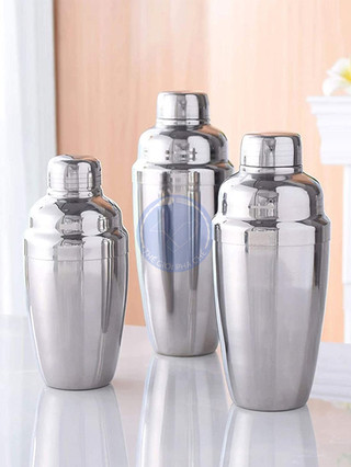 Bình lắc shaker pha chế, Bình lắc Cocktail bằng Inox 350ml 500ml 700ml , bình lắc inox bền đẹp