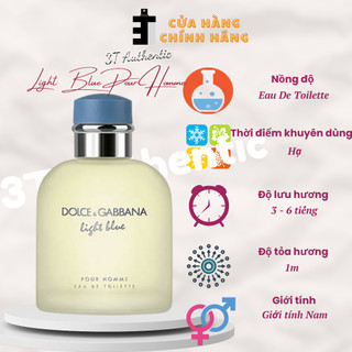 Nước hoa 𝐃𝐆 𝗟𝗶𝗴𝗵𝘁 𝗕𝗹𝘂𝗲 𝗣𝗼𝘂𝗿 𝗛𝗼𝗺𝗺𝗲 10ml | nam | chính hãng auth