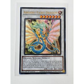 ra01 Lá bài thẻ bài Yugioh Ancient Fairy Dragon – super Ultra Rare - Tặng bọc bài nhựa bảo quản