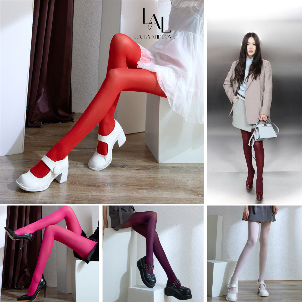 Legging, quần tất sắc màu phong cách Blackpink cao cấp, SFENG