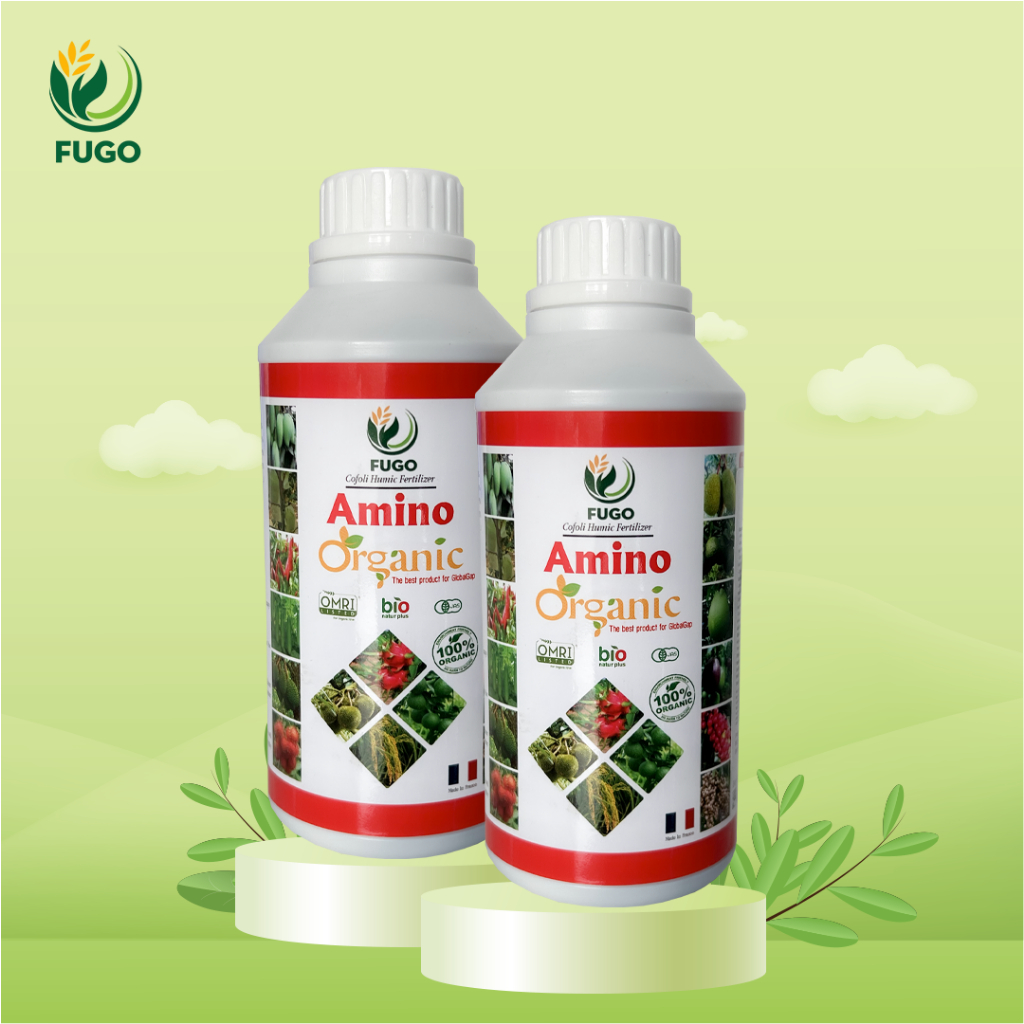 Phân bón sinh học Amino Organic ra rễ, bung chồi, chai 500 ml