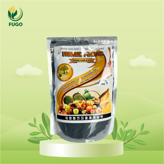 Phân bón hữu cơ Humic Fulvic ra rễ mạnh, giúp lá xanh mướt, túi 1kg
