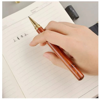 Bút gỗ nhũ vàng chép kinh, nhật ký, viết bài, ký tên