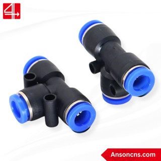 Khớp nối chữ t pe khí nén, phun sương