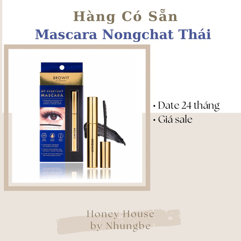 MASCARA NONGCHAT BROWIT SIÊU CONG TƠI MI