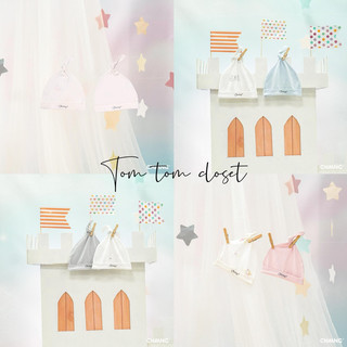 Chaang SS2024 Set mũ thóp Fairy cho bé sơ sinh