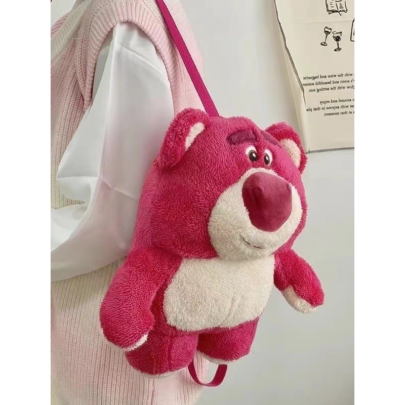 Balo đeo vai Gấu dâu Lotso béo ú đáng yêu