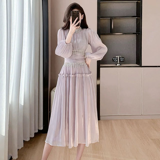 [OOrDER] ĐẦM TIỂU THƯ TAY BỒNG ĐÍNH ĐÁ NHẸ NHẰNG