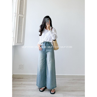 Quần Jeans Ống Suông Basic Đi Làm Đi Học Mụp Store