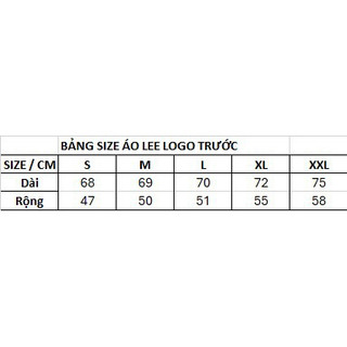 Áo phông Lee basic Hàn Quốc ( Chính Hãng )