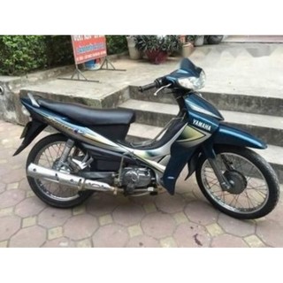 Tem dán xe Jupiter V xanh , Mẫu tem rời cao cấp 3 lớp bóng không phai màu