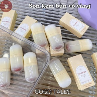 [GOGO TALES] Son Kem Bùn GOGO TALES Vỏ Vàng Pastel Mịn lì Power Yarn Defocus Lip Glaze (GT511)