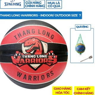 Quả bóng rổ Spalding Thang Long Warriors Size 7 - Tặng kim bơm bóng và túi lưới đựng bóng