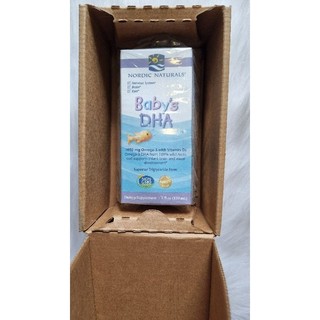 Siro cho bé nordic naturals baby's dha with vitamin d3, 119/60ml