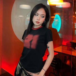 Áo Ringer Baby Tee ISME “21 FOREVER HALFTONE”