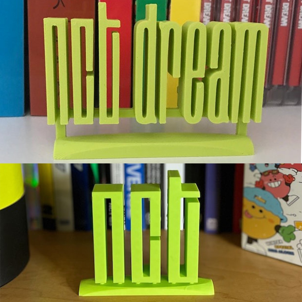 Mô hình trang trí logo NCT
