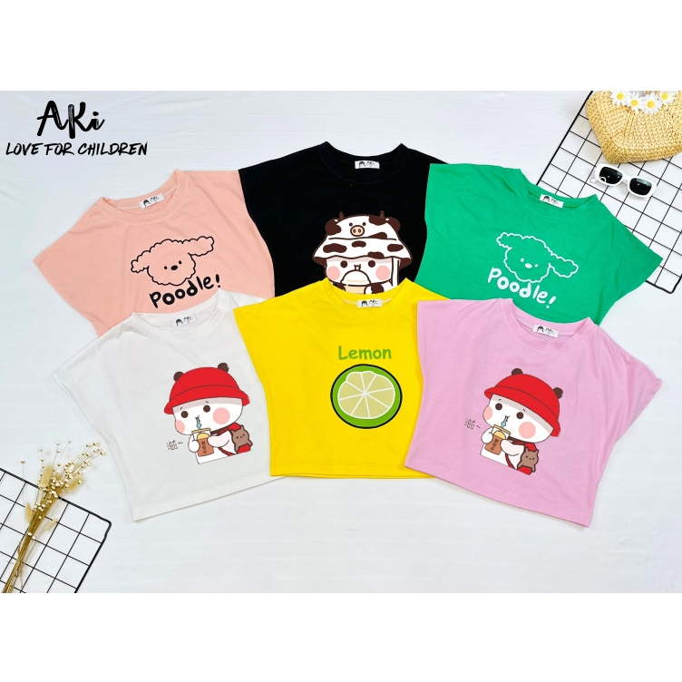 Áo Thun Cánh Dơi In Hình Dễ Thương, Áo Phông Cotton IN HÌNH THEO Ý THÍCH - AKi