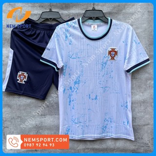 Quần Áo Đá Bóng Đội Tuyển Bồ Đào Nha Màu Trắng Mùa Giải 24/25