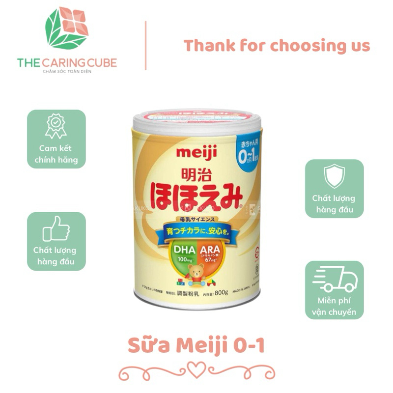 🍼Sữa Meiji dạng lon 800g