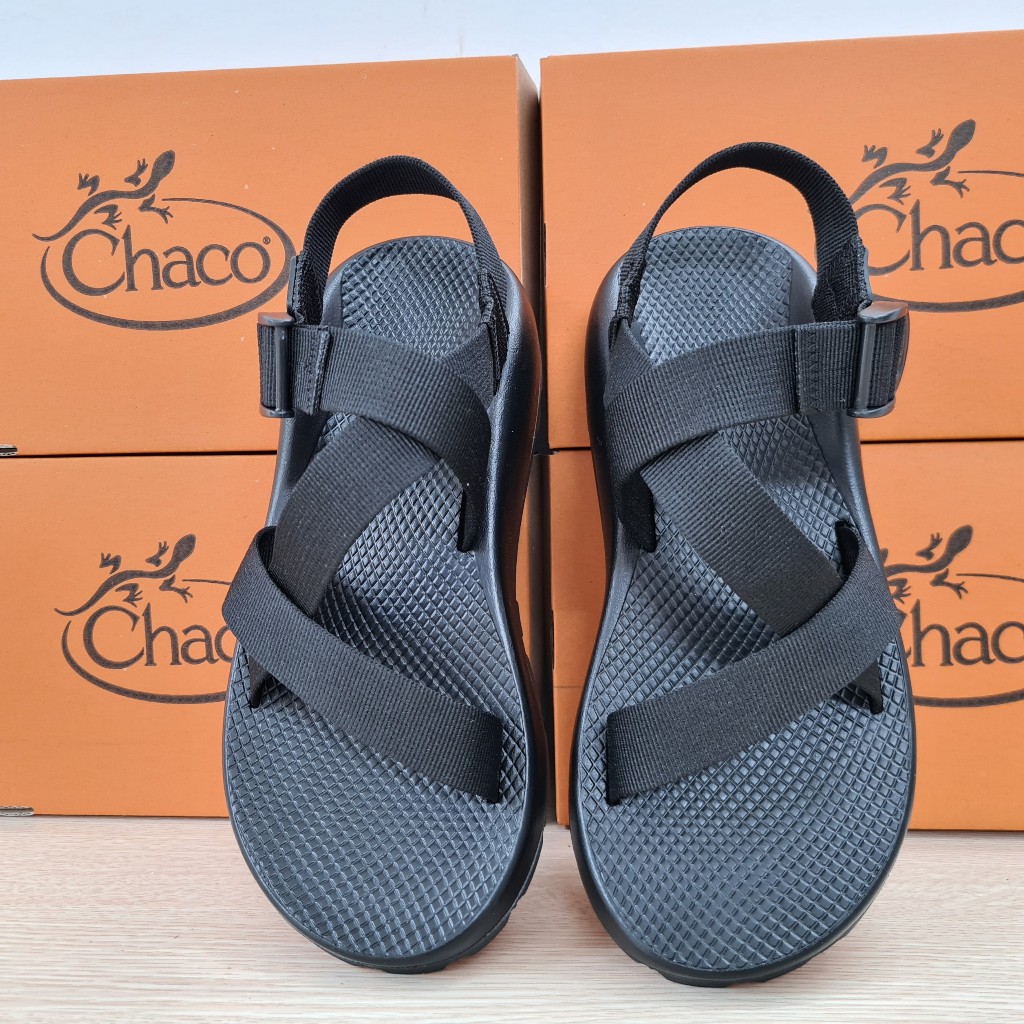 Dép sandal Chaco Nam Nữ Xuất Xịn Mã Đen Tuyền TG01