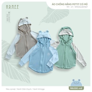Aó nắng/ áo choàng nắng Hrnee cho bé trai gái chống mềm mại, thoáng mát, chống bụi