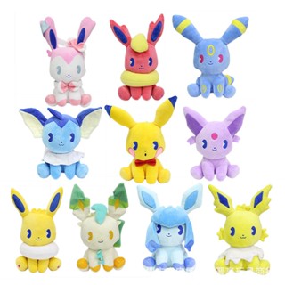  Gấu bông pokemon eevee  eevui  full 9 hệ dạng chibi đáng yêu  12cm--->25cm  hàng chính hãng pokemon mới 100% chuẩn đẹp 