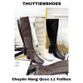 Giày bốt nữ Mijili, bốt cao cổ , boots nữ cao cổ da mềm loại 1 .TT-Shoes