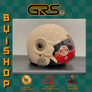 Mũ bảo hiểm GRS A368k kính dài và kính ngắn 3/4 đầu có kính chắn gió 100% công nghệ Đài Loan - Helmet chính hãng cao cấp