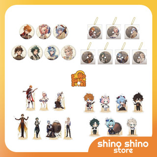 Mô hình standee acrylic/ huy hiệu/ móc acrylic concert 2023 genshin impact official chính hãng