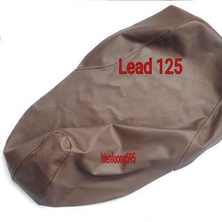 (Không chun, không dây buộc) Vỏ bọc yên xe máy Lead 110, 125