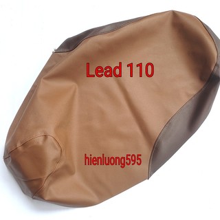 (Không chun, không dây buộc) Vỏ bọc yên xe máy Lead 110, 125