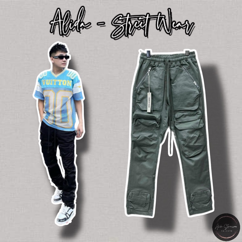 ⚡️[Hight Quality]Quần Cargo Paints Tears Of Saint Mix Ziper-Điểm Nhấn Túi Hộp Sang Trọng Phong Các S