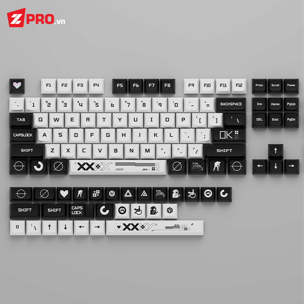 Nút Bàn phím - Keycap XDA Profile CS:GO, Gameboy, Valorant