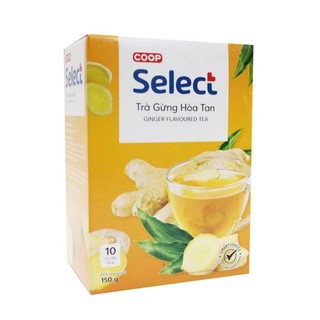 Trà gừng hoà tan coop select - hộp 10 gói x 15g