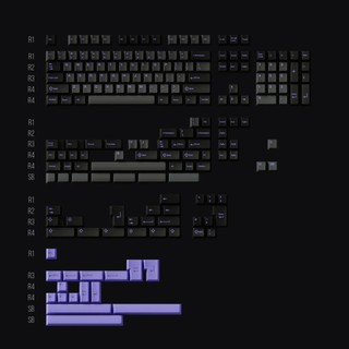 Bộ nút bàn phím cơ | keycap vertex very peri | pbt+abs double shot |swagkeys