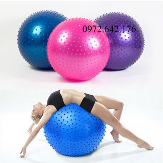 [Kho Sỉ] [GIÁ SỈ] [Chọn màu] Bóng tập Yoga,Gym Gai Massage (Size 55, 65, 75CM)