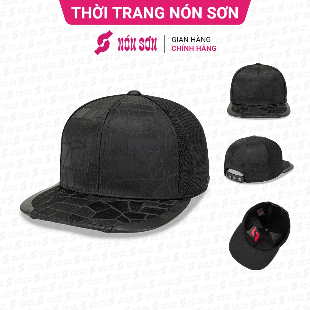 Mũ snapback hiphop nam nữ NÓN SƠN chính hãng MC210Đ-ĐN5