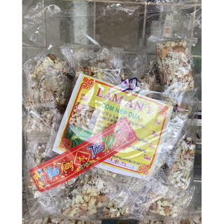 Combo 2 Bịch 500g Cốm nếp (sầu riêng )và cốm nếp dứa Lâm An 1