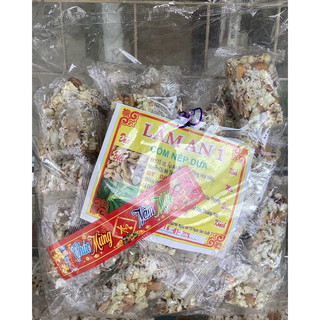 Combo 2 Bịch 500g Cốm nếp (sầu riêng )và cốm nếp dứa Lâm An 1