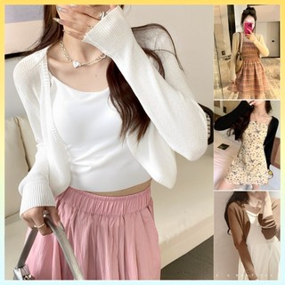  Áo khoác len nữ cardigan MỎNG VẠT BẦU dáng lửng siêu xinh - L2M