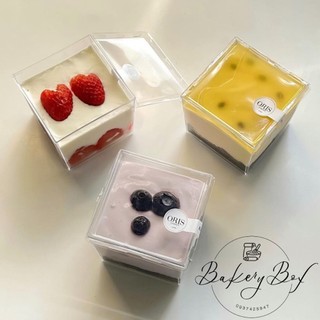 Hộp Vuông Đựng Bánh Tiramisu, Mousse, Panna Cotta (LC-6055 | Set 50)